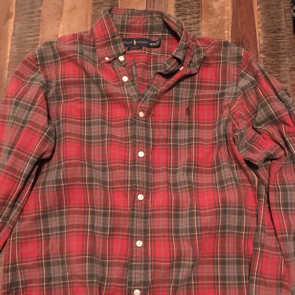 ralph lauren long sleeve button down